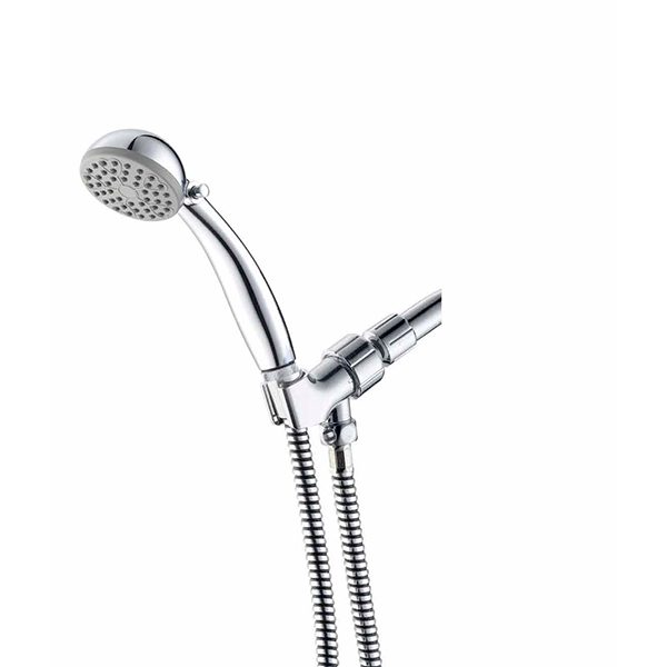 Hand Shower with On Off Button, CHROME Finish