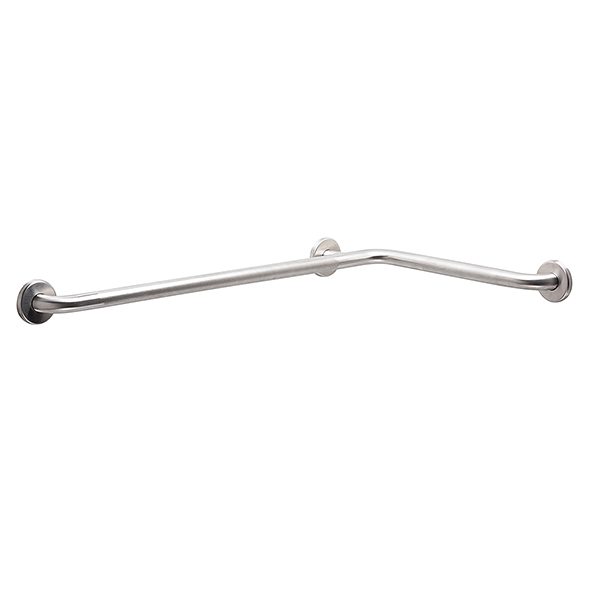 Horizontal Angled Grab Bar,PEENED finish