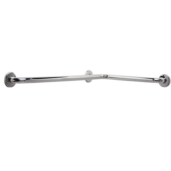 Horizontal Angled Grab Bar,POLISHED finish