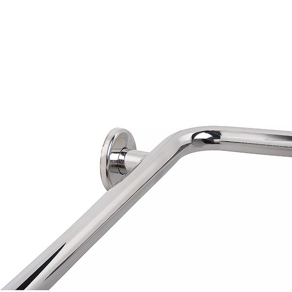 Horizontal Angled Grab Bar,POLISHED finish