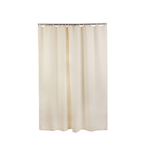 Premium Fabric Shower Curtain, cream