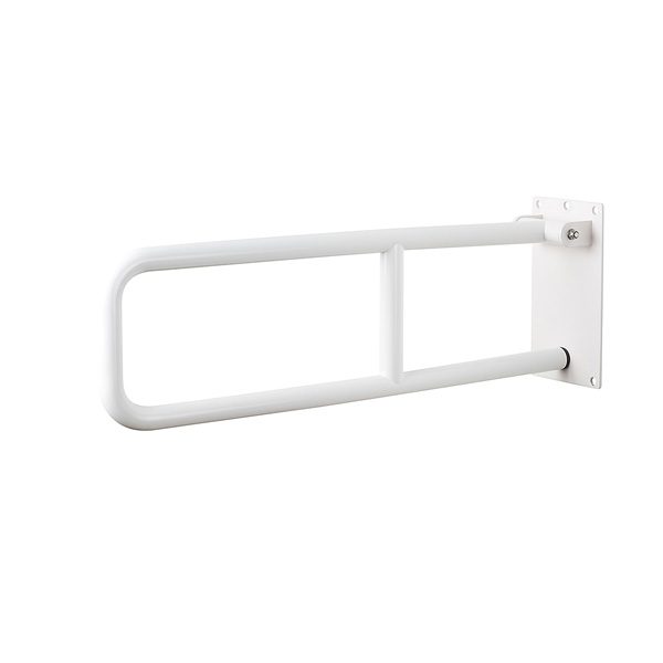 Swing Down/Flip Up Grab Bar, WHITE finish 2