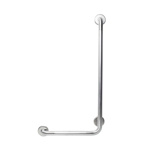 Vertical Angle Grab Bar, PEENED finish, RIGHT