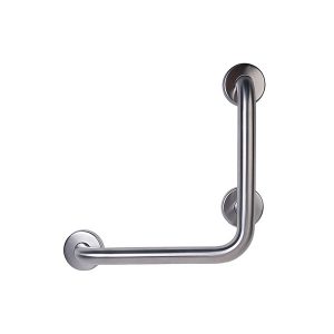 Vertical Angle Grab Bar,SATIN finish, RIGHT