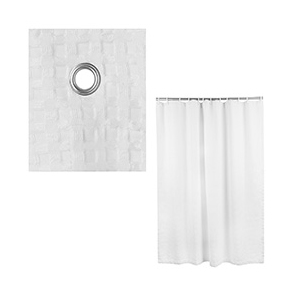 Commercial Shower curtains available from CSI Bathware