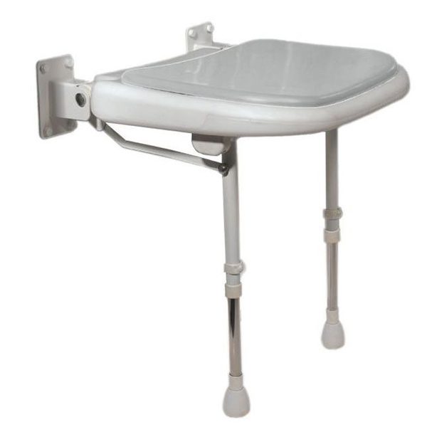 AKW Deluxe Wide Padded Fold Up Shower Seat CSI Bathware