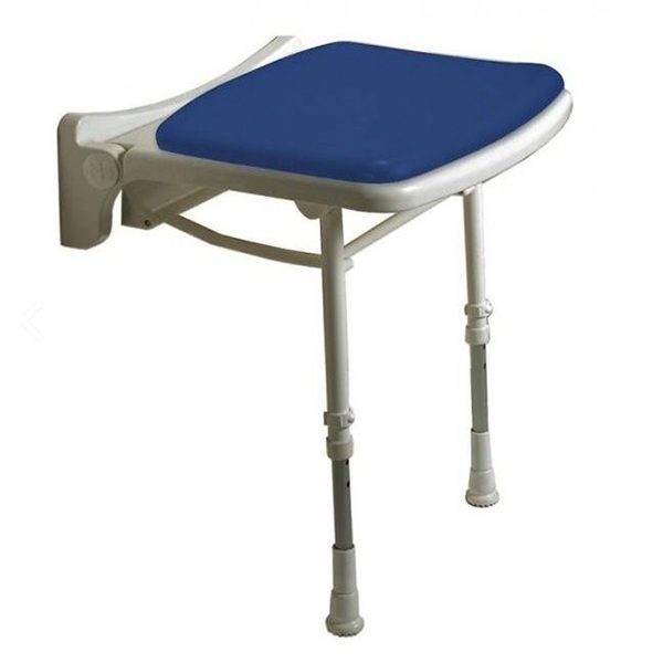 AKW Economy Standard Fold Up Shower Seat, BLUE Padding