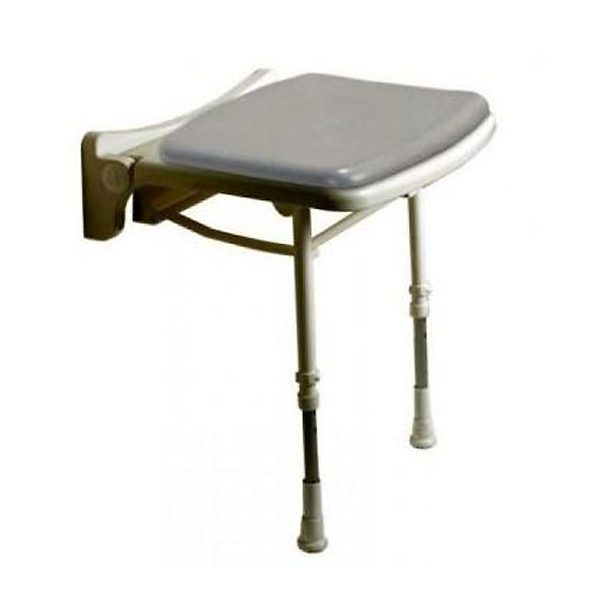 AKW Economy Standard Fold Up Shower Seat, GRAY Padding