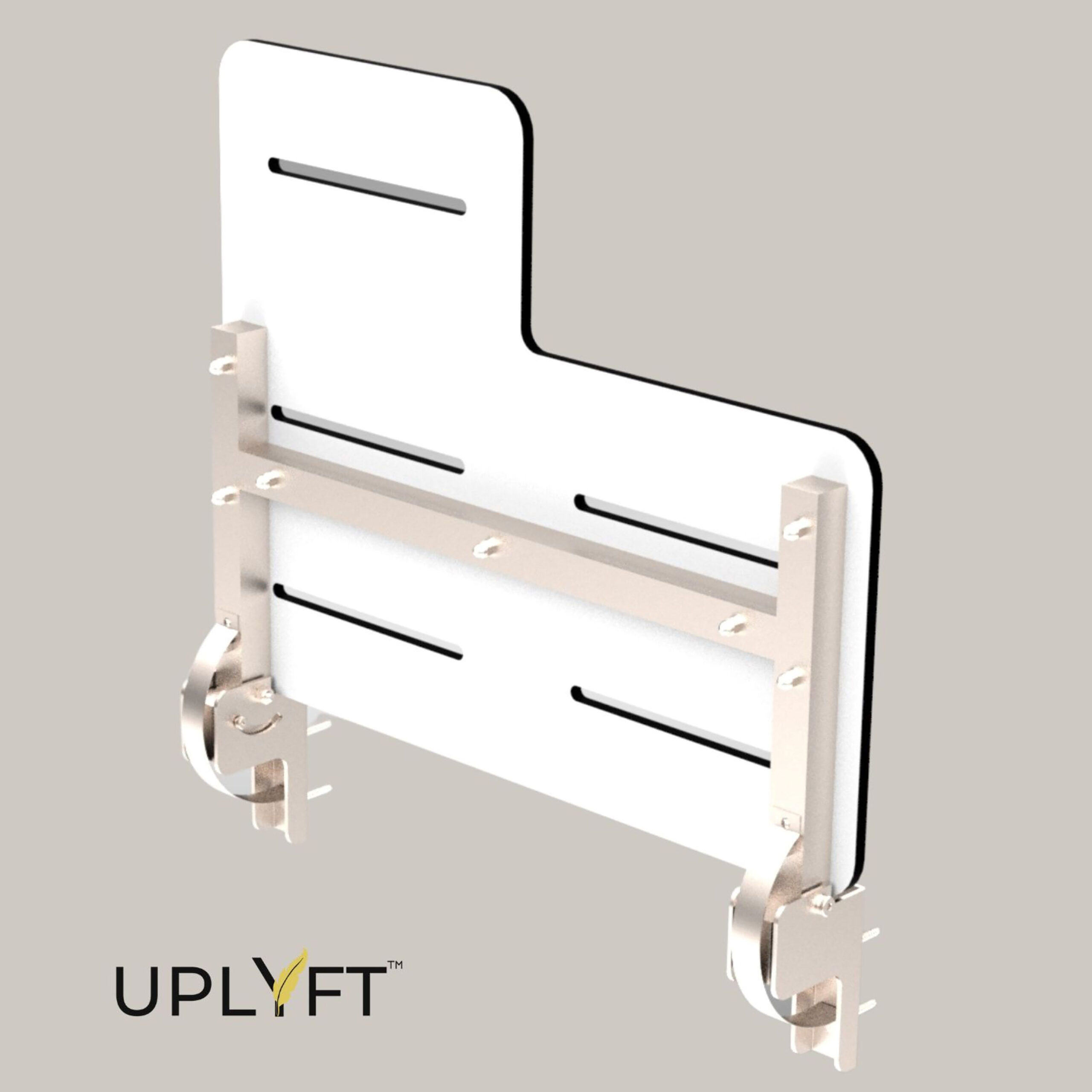 Uplyft L-Shaped Wall Mount Shower Seat | CSI Bathware