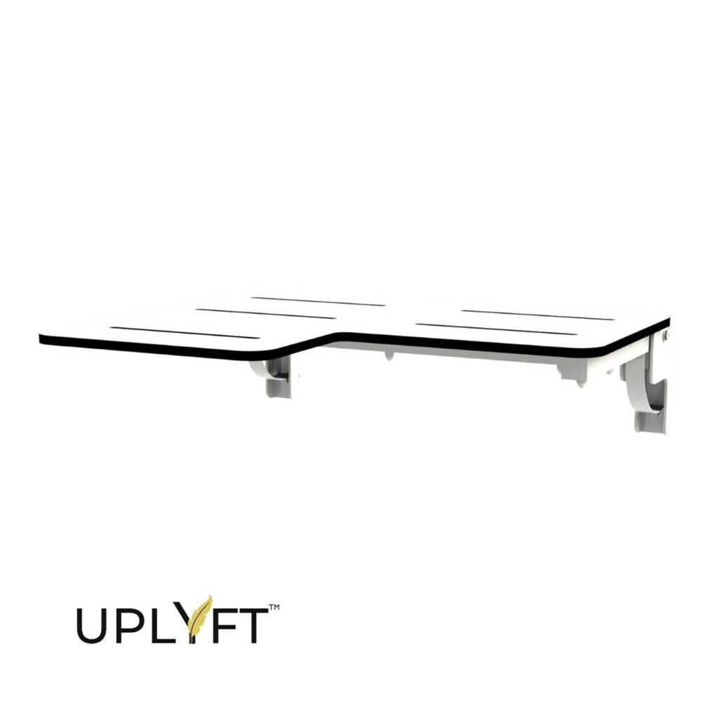 Uplyft LShaped Wall Mount Shower Seat CSI Bathware