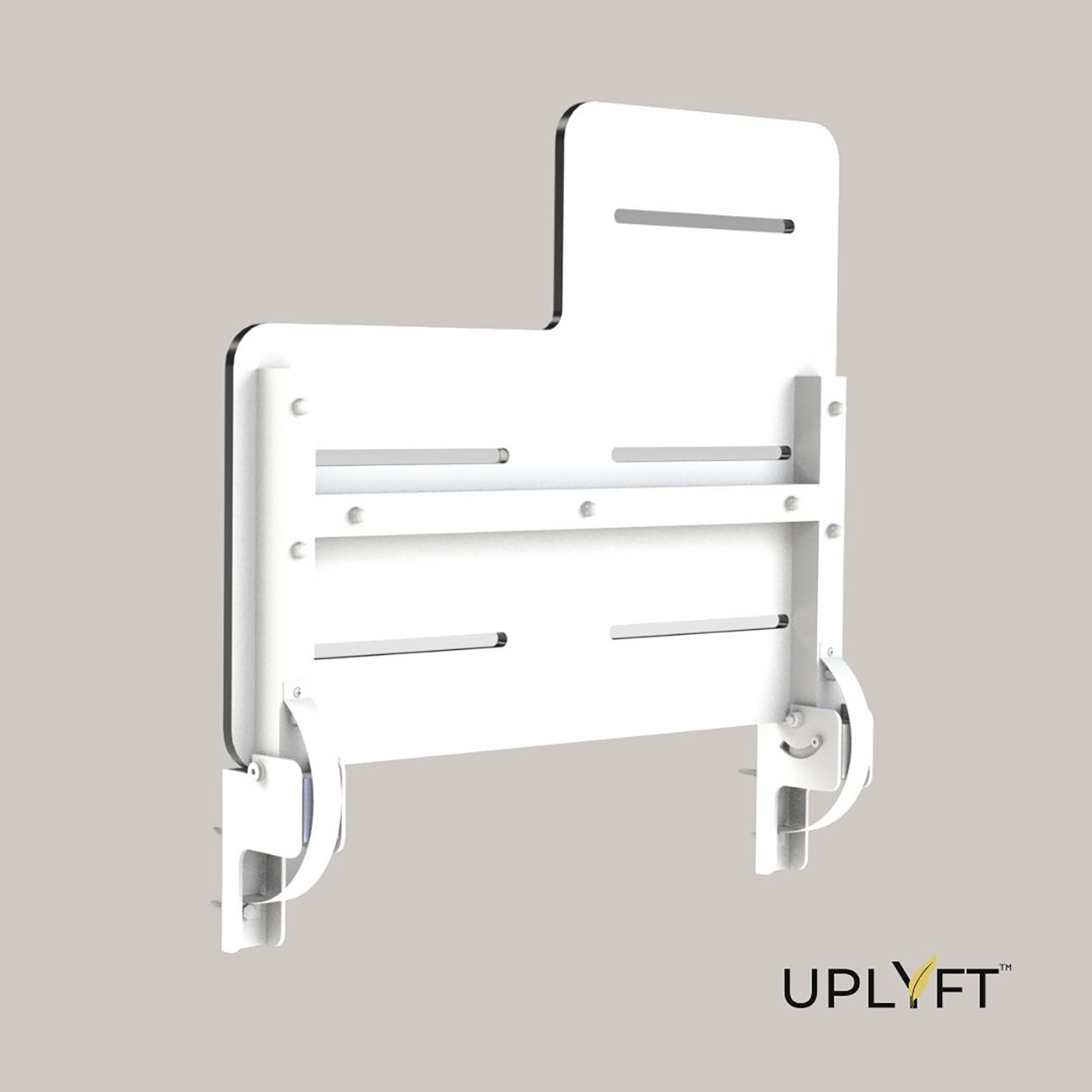 Uplyft L-Shaped Wall Mount Shower Seat | CSI Bathware