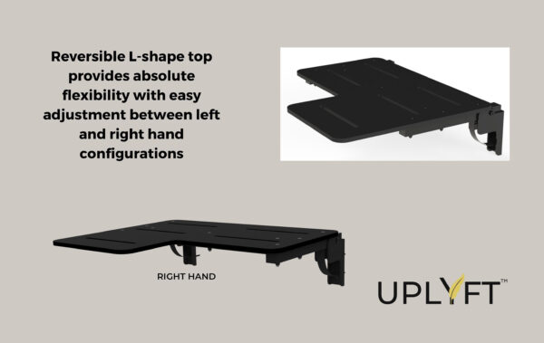 Uplyft L-Shaped Wall Mount Shower Seat - Image 2
