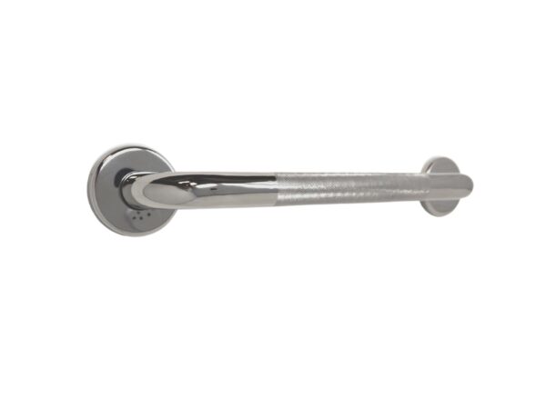 Polished Knurled Straight Grab Bar